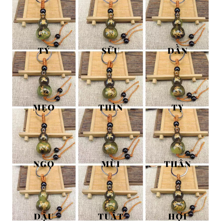 Móc Khóa Hồ Lô 12 Con Giáp